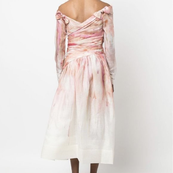 BNWT Zimmermann Dancer Asymmetric Midi Dress - Picture 4 of 8